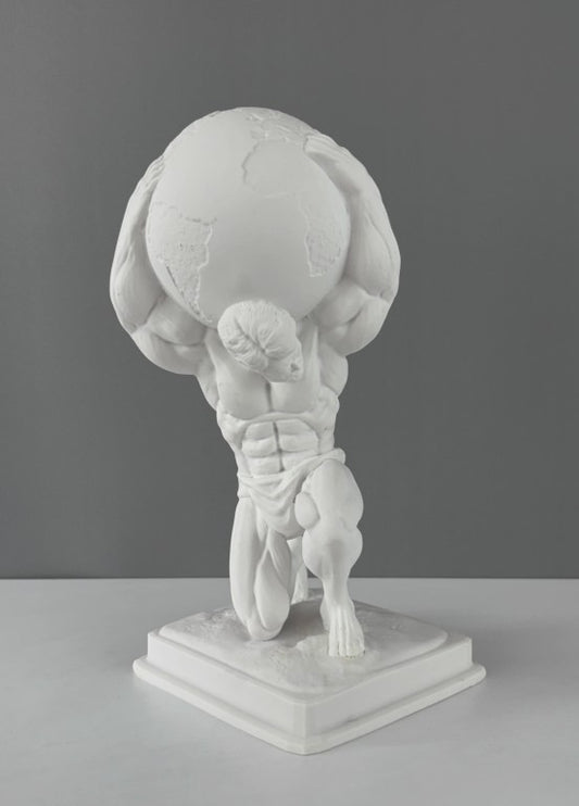 Atlas Bust Statue, 30cm - 12 in