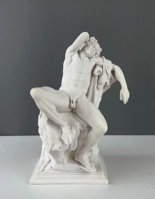 Barberini Faun - Drunken Satyr Statue, 24 cm - 9.5 in