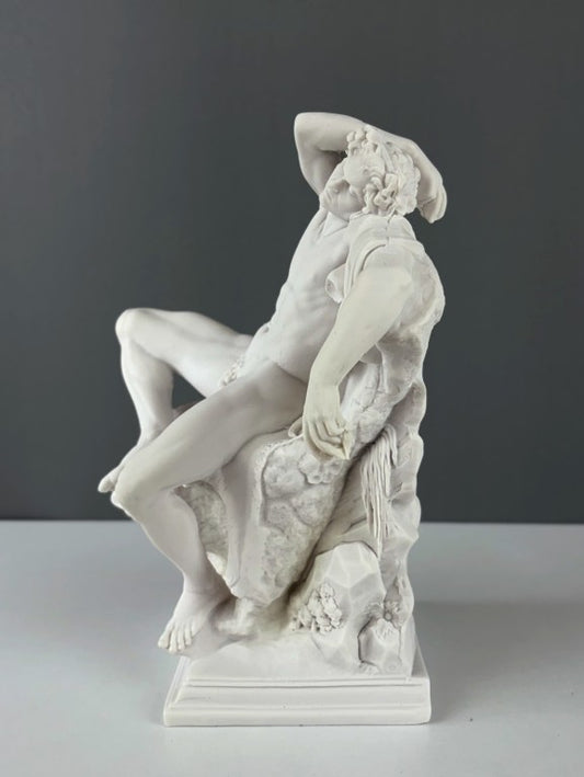 Barberini Faun - Drunken Satyr Statue, 24 cm - 9.5 in