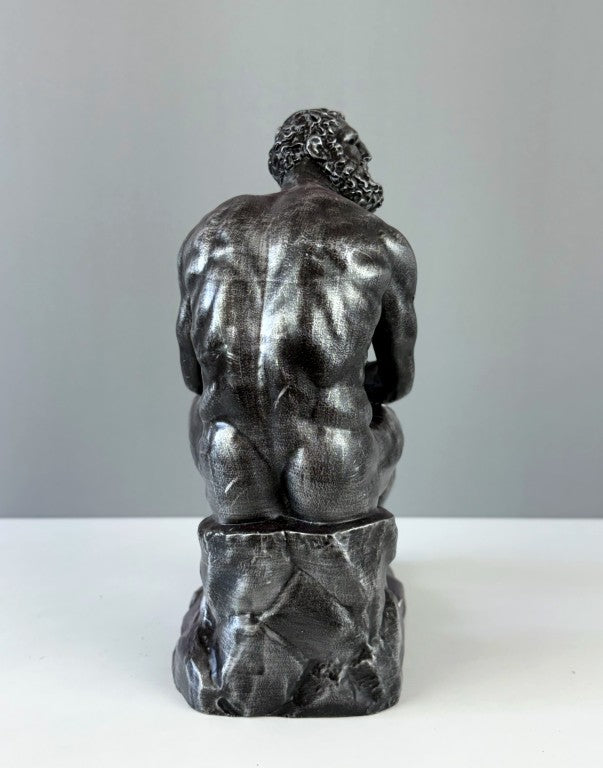 Boxer at Rest Sculpture, 25cm - 9.8"