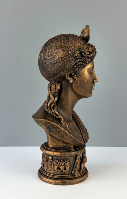 Diana Goddess of Hunt Bust Statue, 27cm - 10.6", Artemis Sculpture