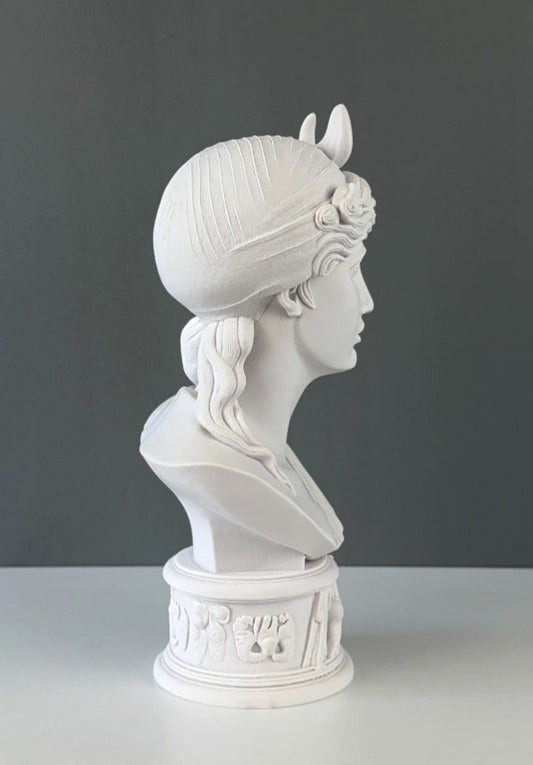 Diana Goddess of Hunt Bust Statue, 27cm - 10.6", Artemis Sculpture