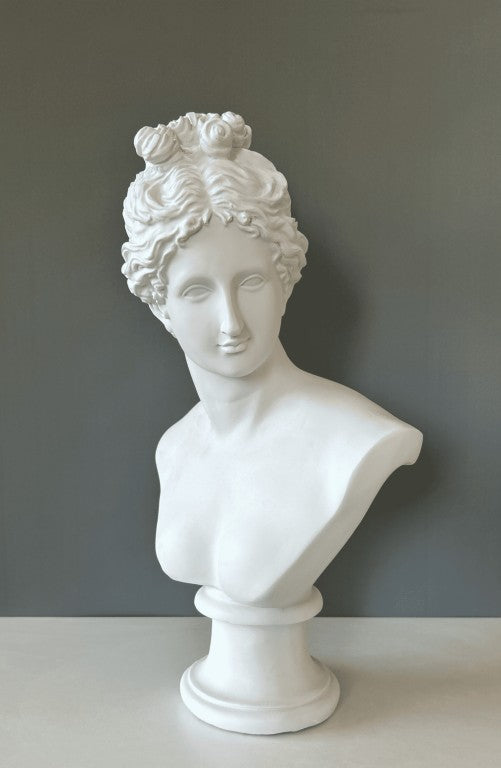 Large Diana Bust Statue, 58 cm - 23 in, Artemis Sculpture