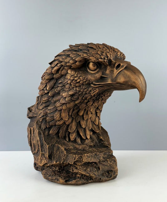 Eagle Head Statue, 29 cm - 11.4", Sculpture Art
