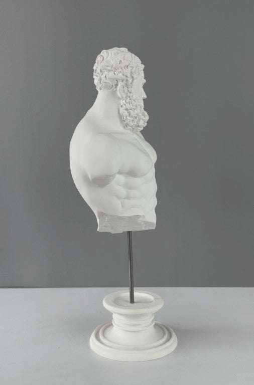 Hercules Bust Statue, 30cm - 11.8 in