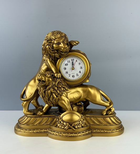 Majestic Lions Sculpture , 28 cm - 11 in