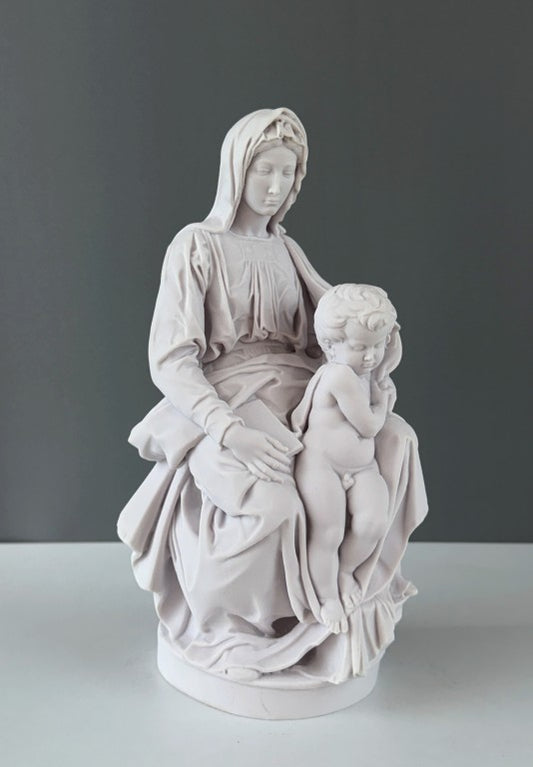 Madonna of Bruges by Michelangelo Statue, 28cm - 11"