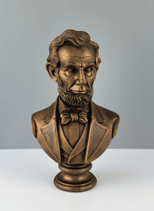 Abraham Lincoln Bust Statue, 27cm - 10.6"