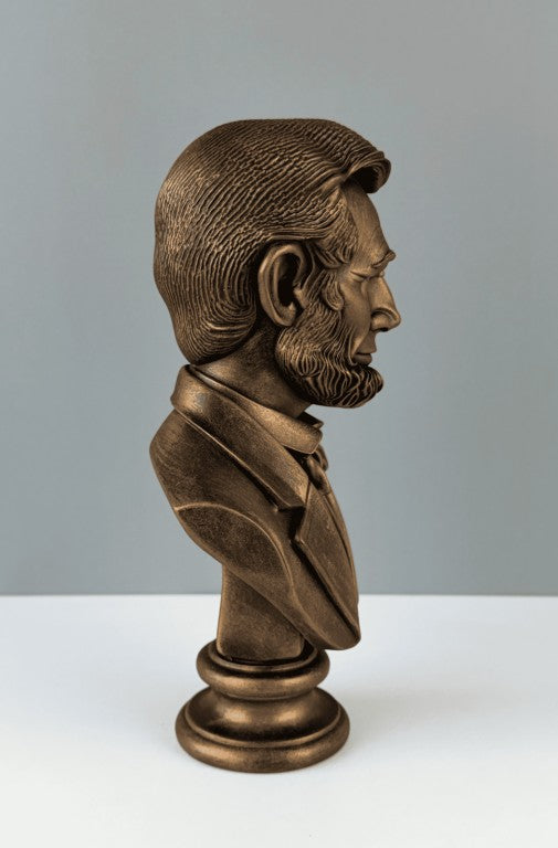 Abraham Lincoln Bust Statue, 27cm - 10.6"