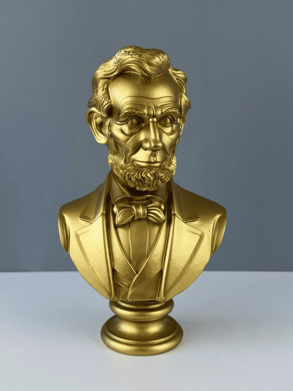 Abraham Lincoln Bust Statue, 27cm - 10.6"