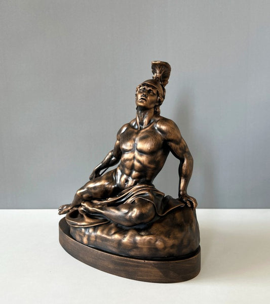 Dying Achilles Statue, 25cm - 10 in