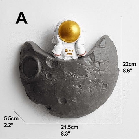 Astronaut Wall Sculpture, Nursery Decor