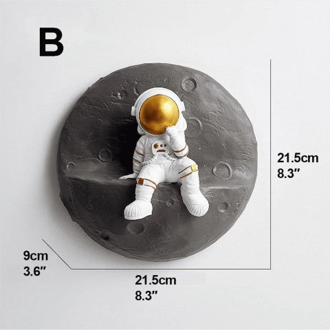 Astronaut Wall Sculpture, Nursery Decor