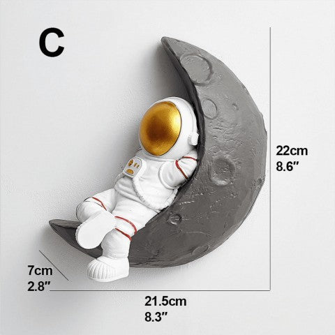 Astronaut Wall Sculpture, Nursery Decor
