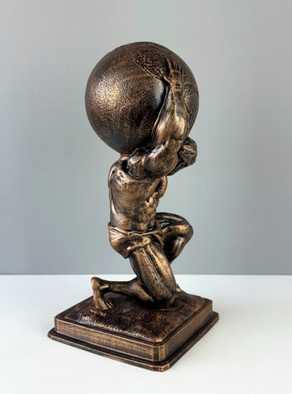 Atlas Bust Statue, 30cm - 12 in