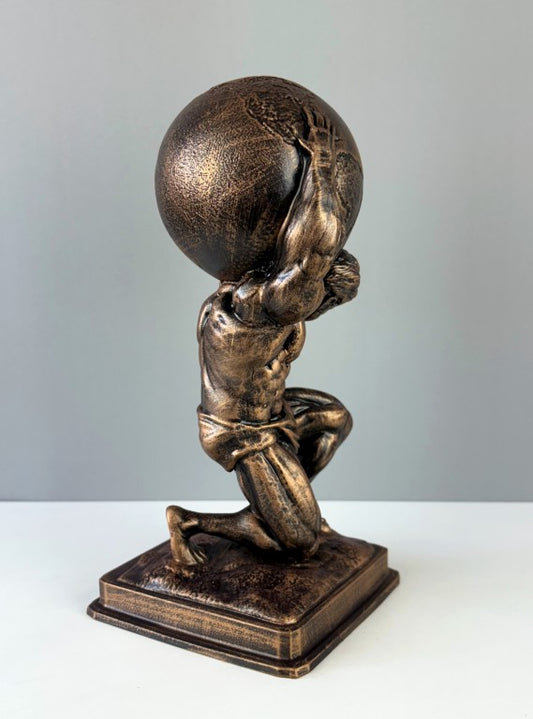 Atlas Bust Statue, 30cm - 12 in