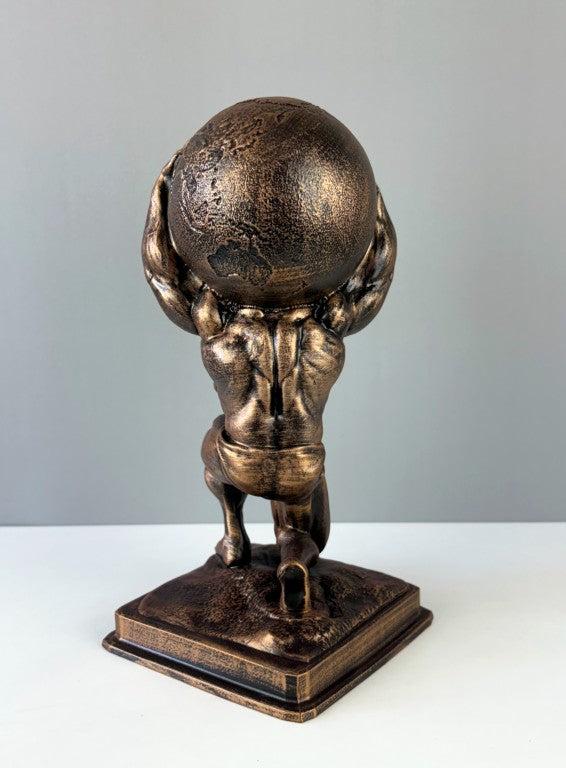 Atlas Bust Statue, 30cm - 12 in