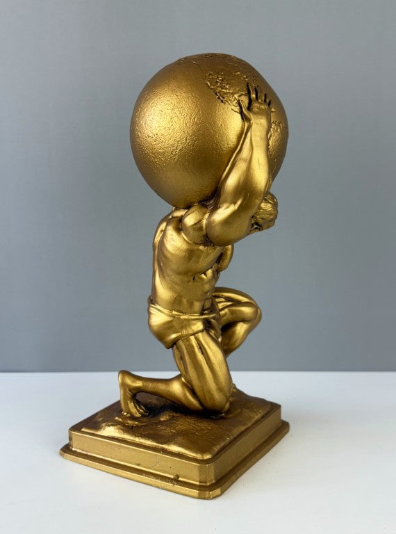 Atlas Bust Statue, 30cm - 12 in