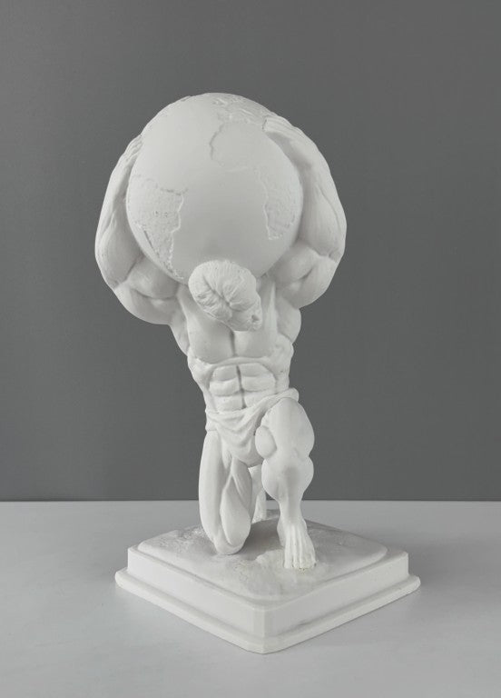 Atlas Bust Statue, 30cm - 12 in