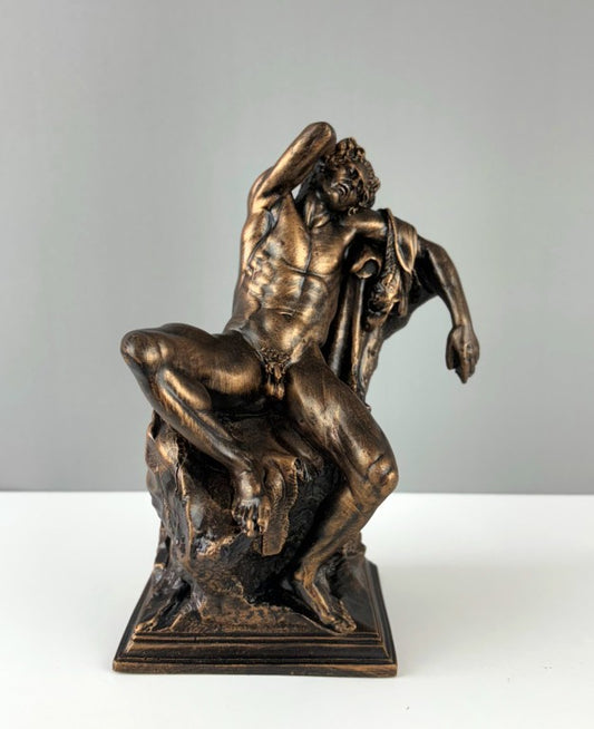 Barberini Faun - Drunken Satyr Statue, 24 cm - 9.5 in
