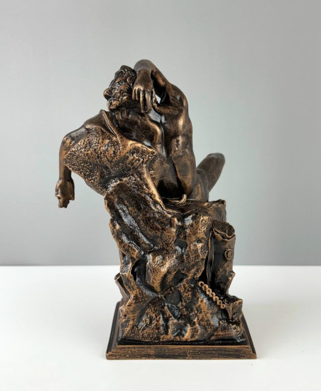 Barberini Faun - Drunken Satyr Statue, 24 cm - 9.5 in