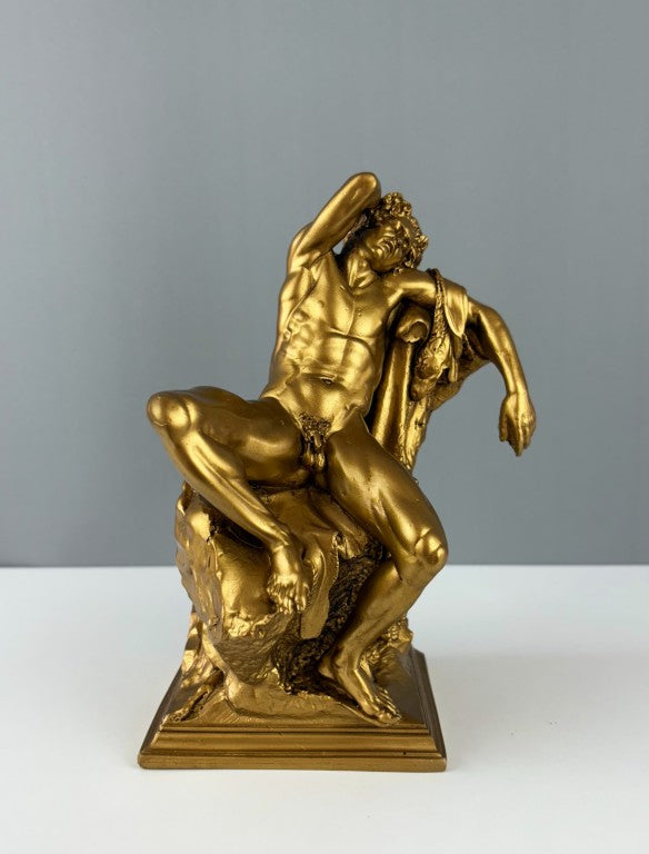 Barberini Faun - Drunken Satyr Statue, 24 cm - 9.5 in