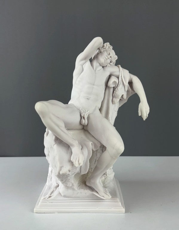 Barberini Faun - Drunken Satyr Statue, 24 cm - 9.5 in