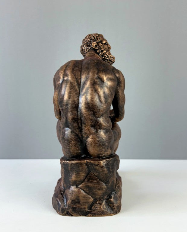 Boxer at Rest Sculpture, 25cm - 9.8"