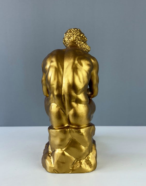 Boxer at Rest Sculpture, 25cm - 9.8"