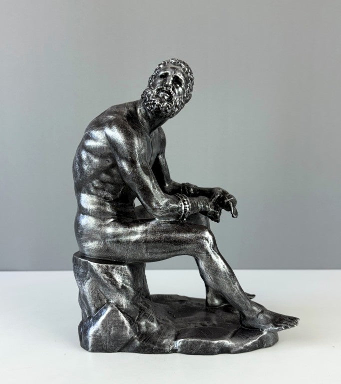 Boxer at Rest Sculpture, 25cm - 9.8"