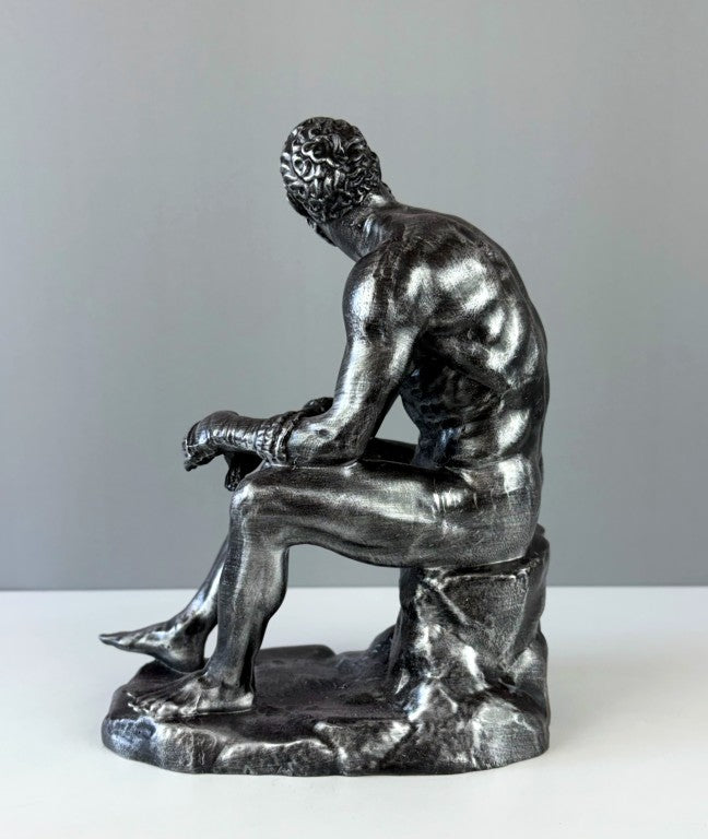 Boxer at Rest Sculpture, 25cm - 9.8"