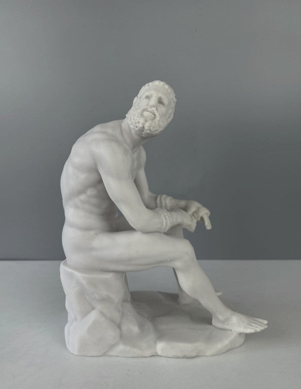 Boxer at Rest Sculpture, 25cm - 9.8"