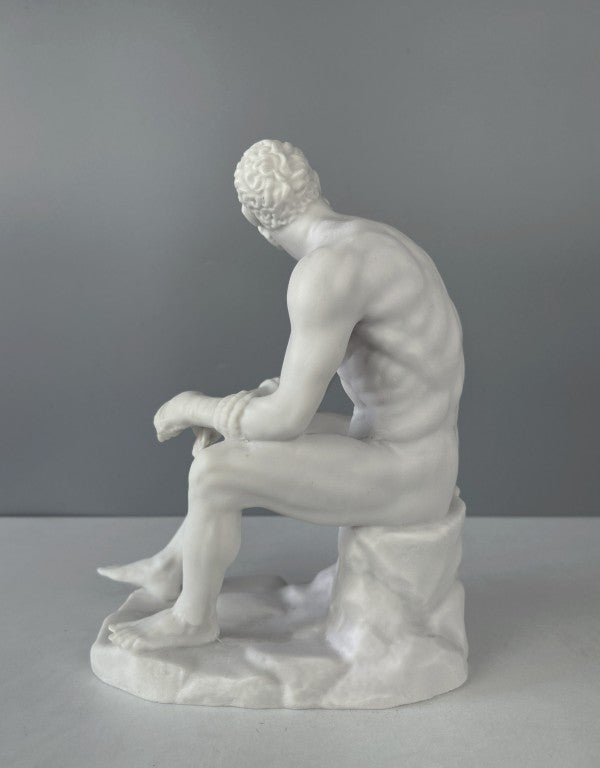 Boxer at Rest Sculpture, 25cm - 9.8"