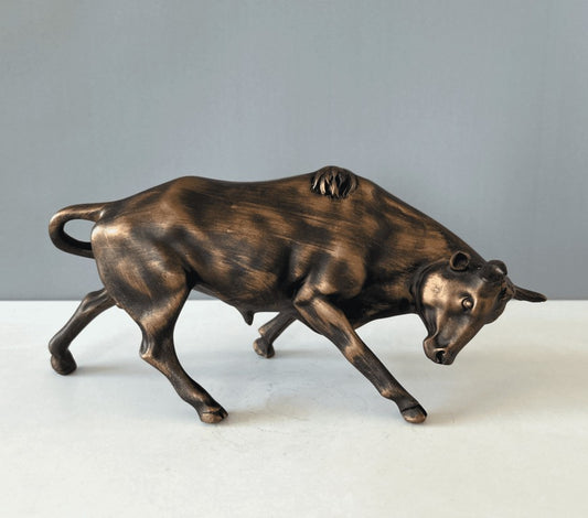 Bull Sculpture, 28 cm - 11 in