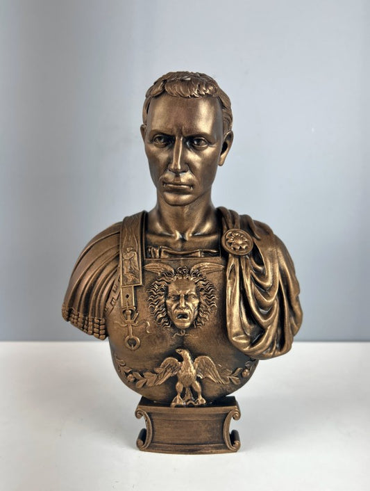 Julius Caesar Bust Statue, 25 cm - 9.8 in