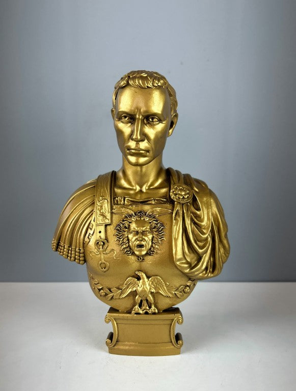 Julius Caesar Bust Statue, 25 cm - 9.8 in
