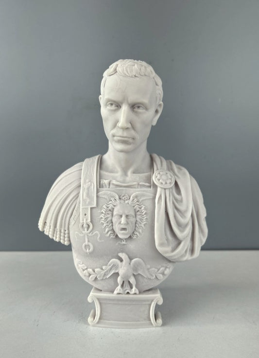 Julius Caesar Bust Statue, 25 cm - 9.8 in