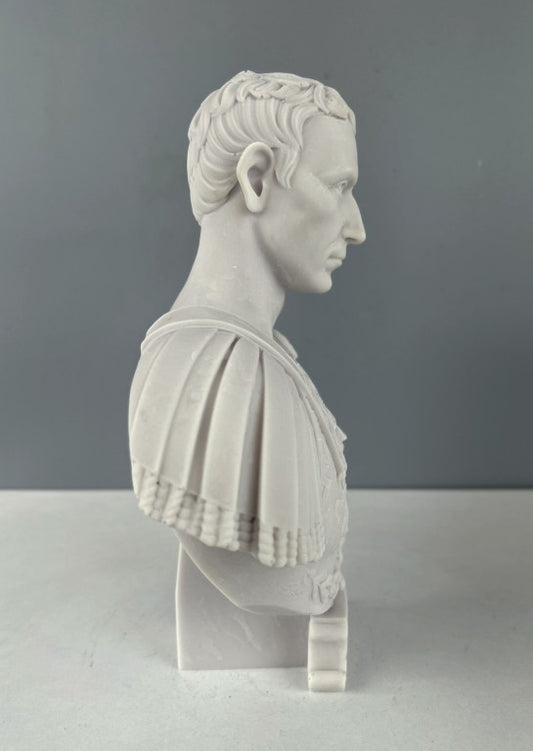 Julius Caesar Bust Statue, 25 cm - 9.8 in