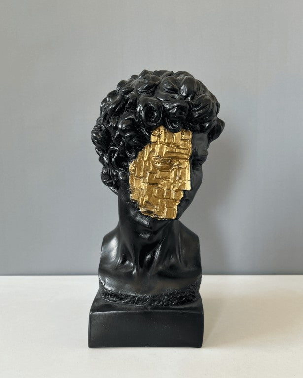 David Semi Face Bust Statue, 33 cm - 13 in