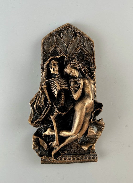 Death & Virgin Wall Sculpture, 22 cm - 8.7 in