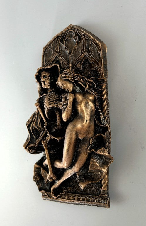 Death & Virgin Wall Sculpture, 22 cm - 8.7 in