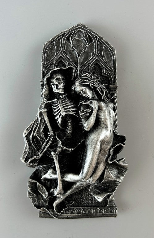 Death & Virgin Wall Sculpture, 22 cm - 8.7 in