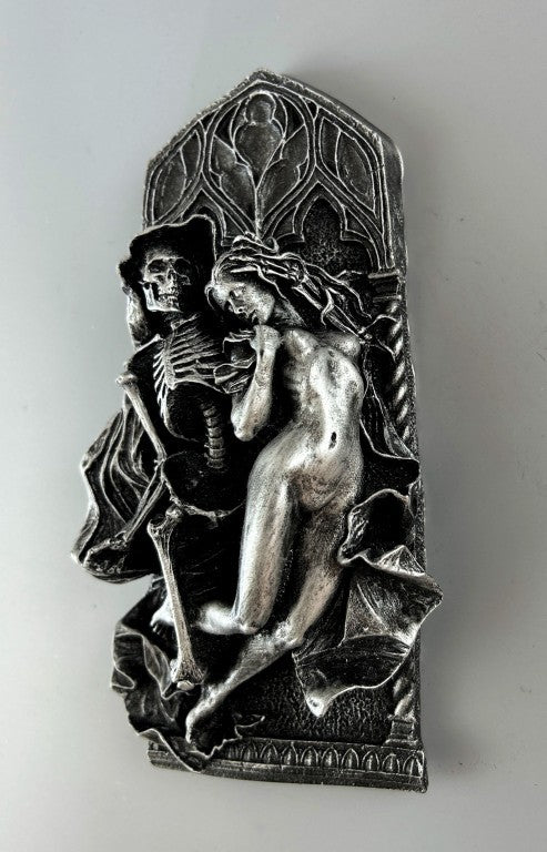 Death & Virgin Wall Sculpture, 22 cm - 8.7 in