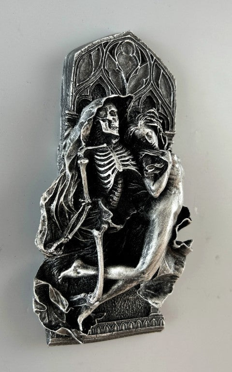 Death & Virgin Wall Sculpture, 22 cm - 8.7 in