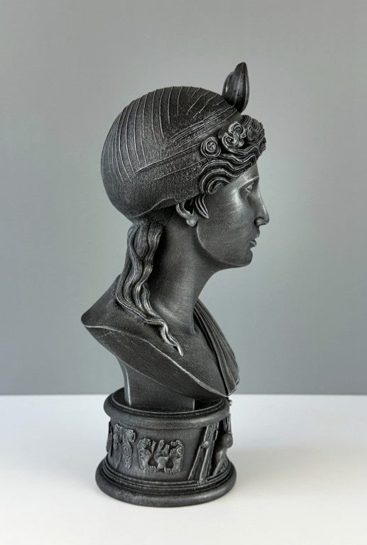 Diana Goddess of Hunt Bust Statue, 27cm - 10.6", Artemis Sculpture