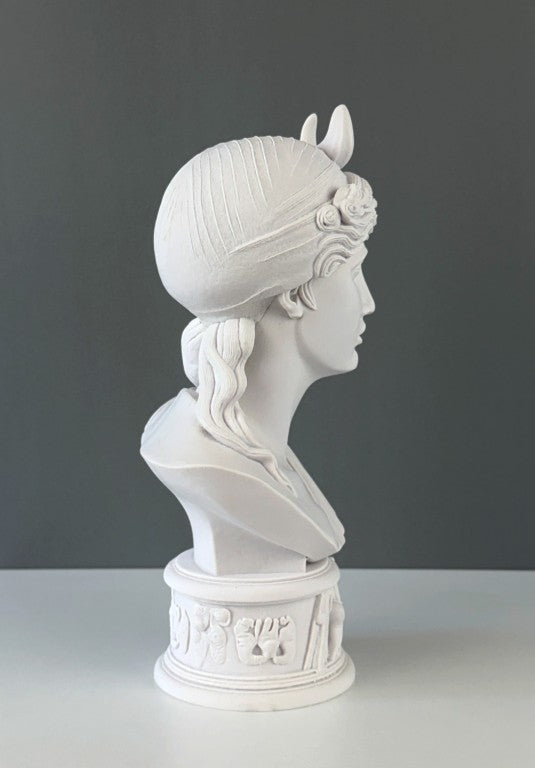 Diana Goddess of Hunt Bust Statue, 27cm - 10.6", Artemis Sculpture