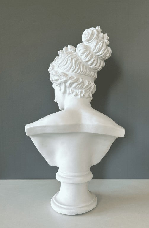 Large Diana Bust Statue, 58 cm - 23 in, Artemis Sculpture