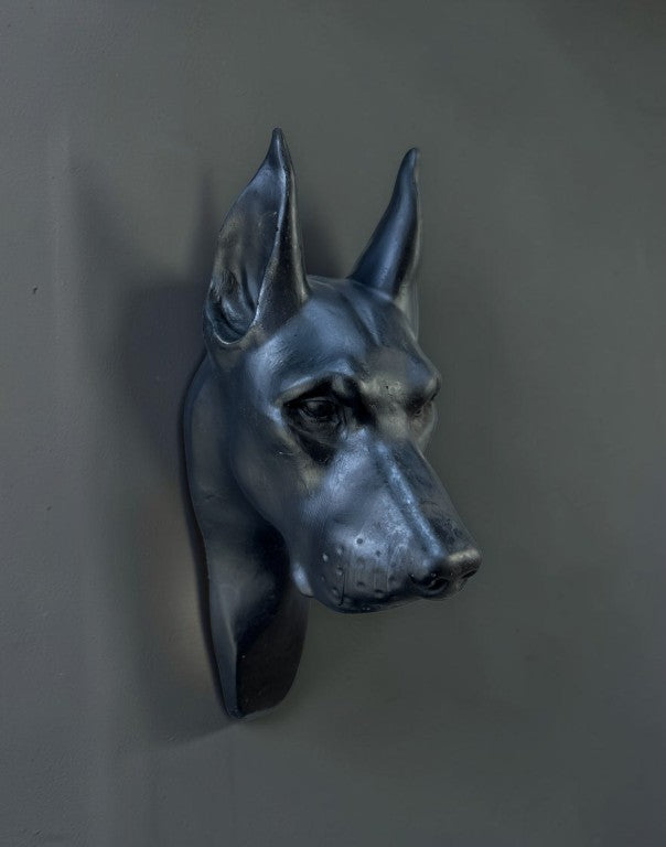 Doberman Wall Sculpture, 29 cm - 11.5 in