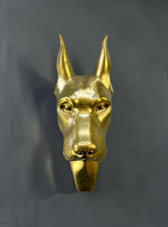 Doberman Wall Sculpture, 29 cm - 11.5 in
