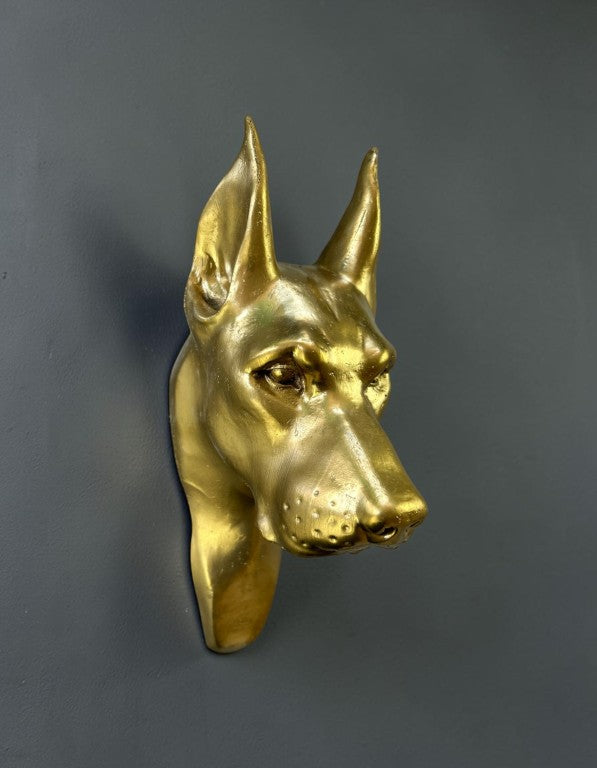 Doberman Wall Sculpture, 29 cm - 11.5 in